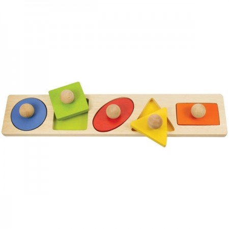 Bigjigs Toys Shape Matching Board Artiwood