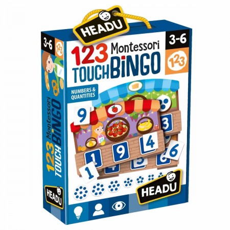 123 Montessori Touch Bingo - Artiwood- Headu