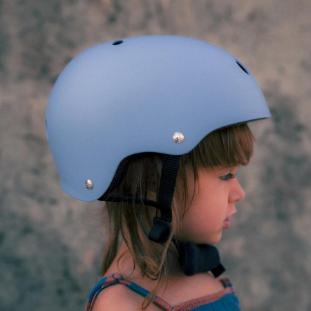 Kinderfeets Toddler Bike Helmet Matte Slate Blue Artiwood
