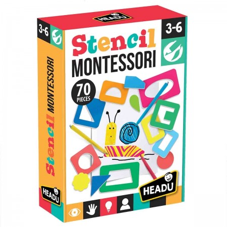 Headu - Stencil Montessori - Artiwood