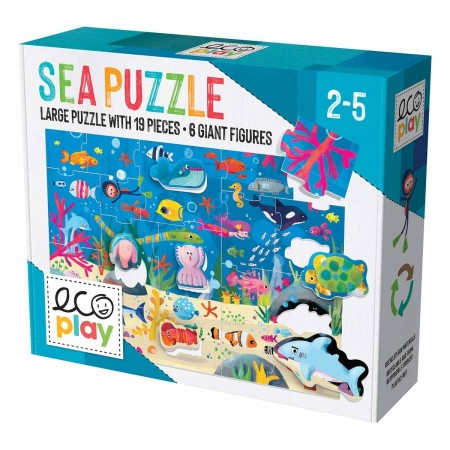 EcoPlay - Shapes Puzzle Sea - Artiwood