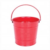 Red Metal Bucket