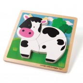 Chunky Lift Out Puzzle - Cow