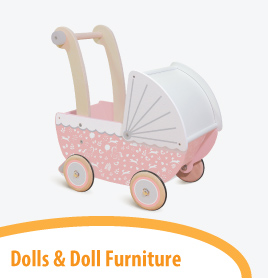 dolls and doll furniture