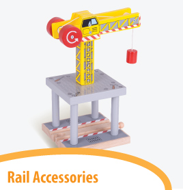 wooden rail accessories