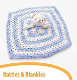 cotton rattles and blankies